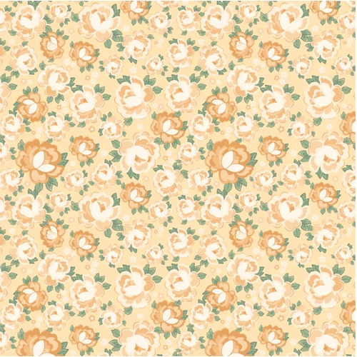 Rosy Cheeks Greetings Yellow RC25243 Patchwork Fabric 