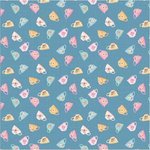 Rosy Cheeks Good Morning Blue RC25253 Patchwork Fabric 