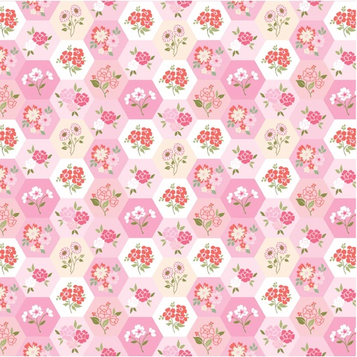 Rosy Cheeks Good Day Pink RC25260 Patchwork Fabric 