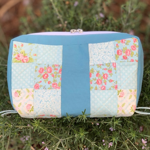 Rectangular Zipper Bag Paper Pattern