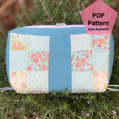 Rectangular Zipper Bag PDF Pattern
