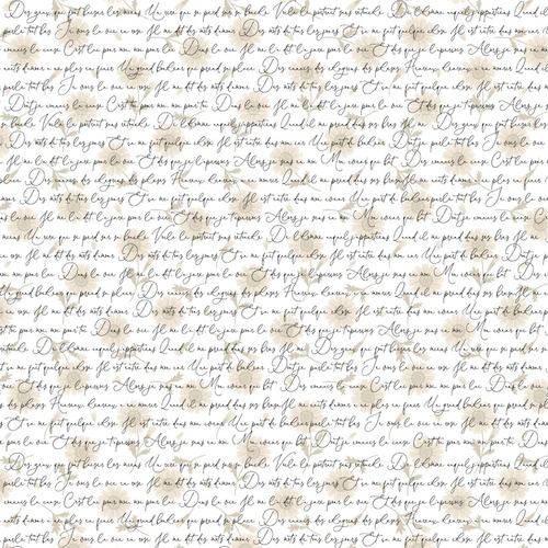 Stolen Moments Chanter Blanc SM25307 Quilting Fabric