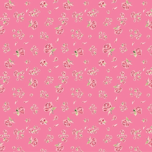 Stolen Moments Tossed Rose Rose SM25312 Quilting Fabric