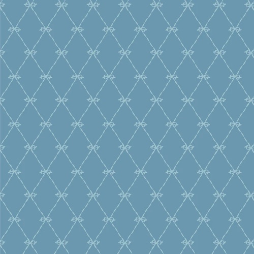 Stolen Moments Ribbons Bleu SM25320 Quilting Fabric