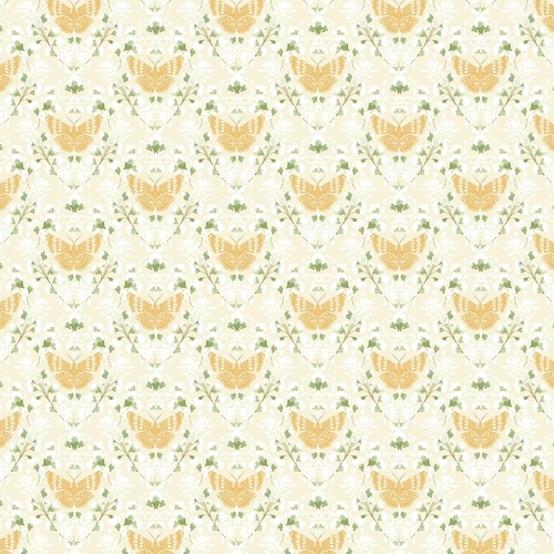 Serenity Blooms Sacred Flight Yellow SR24514 Quilting Fabric 