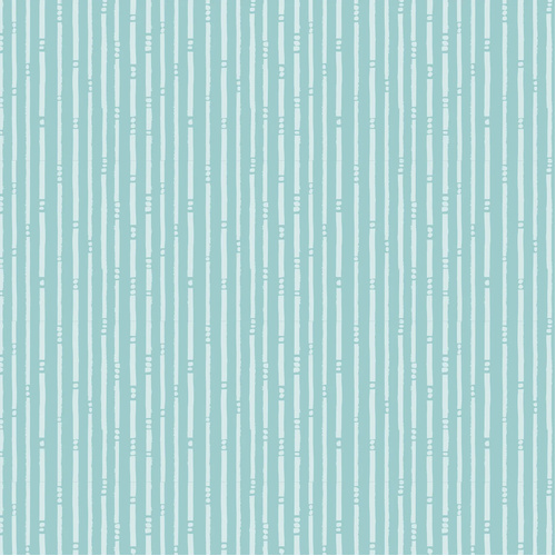 Serenity Blooms Stripes Blue SR24518 Quilting Fabric 