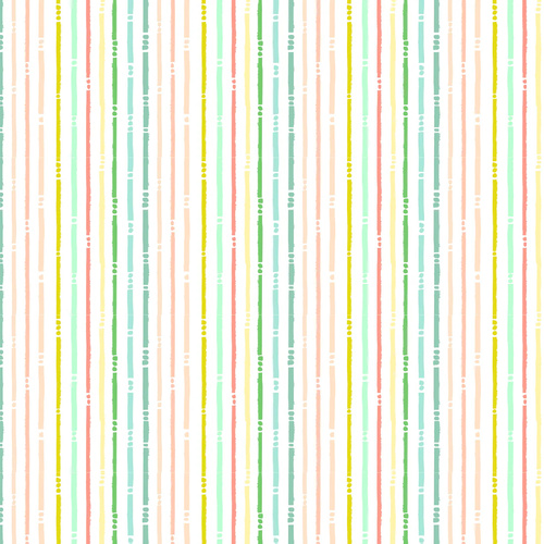 Serenity Blooms Stripes Multi SR24520 Quilting Fabric 