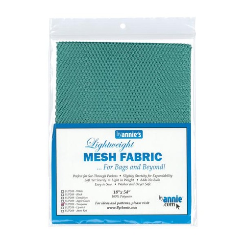 By Annie Mesh Fabric Turquoise