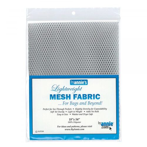 By Annie Mesh Fabric Pewter
