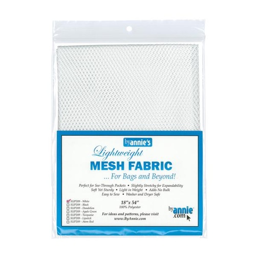 By Annie Mesh Fabric White