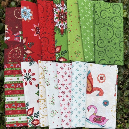 Scandinavian Holiday 14 Piece Fat Eighth Special Bundle