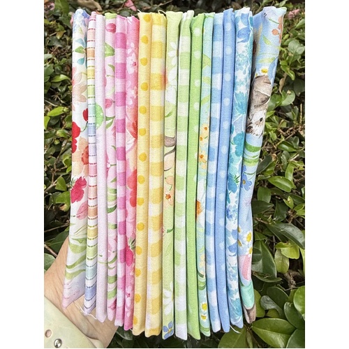 Spring Cheer 16 Piece FAT EIGHTH Special Bundle by Heatherlee Chan – Clothworks
