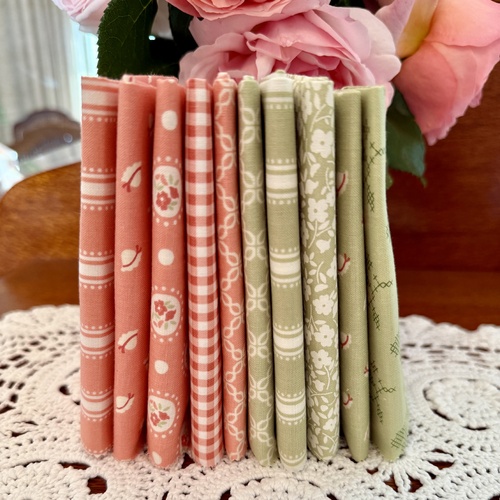 Sunbonnet Pear & Coral 10 Piece Special Bundle