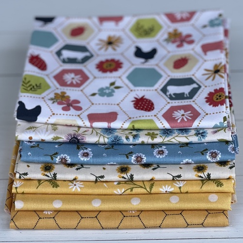 Sunshine & Chamomile Yellow 7 Piece Special Bundle (1/4m, 1/2m, or 1m)
