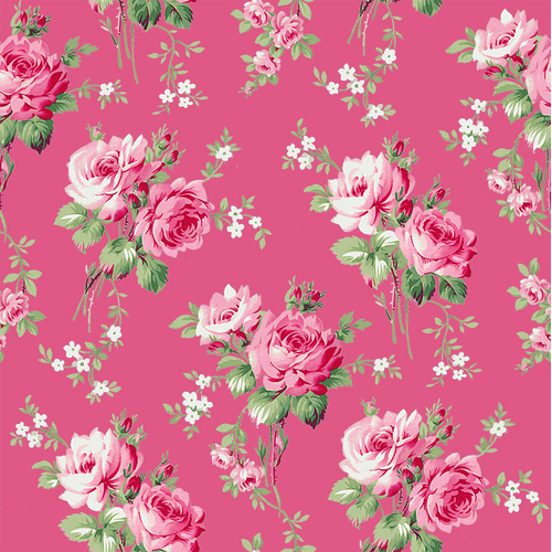 Barefoot Roses Classics Medium Floral Pink TW02-Pink