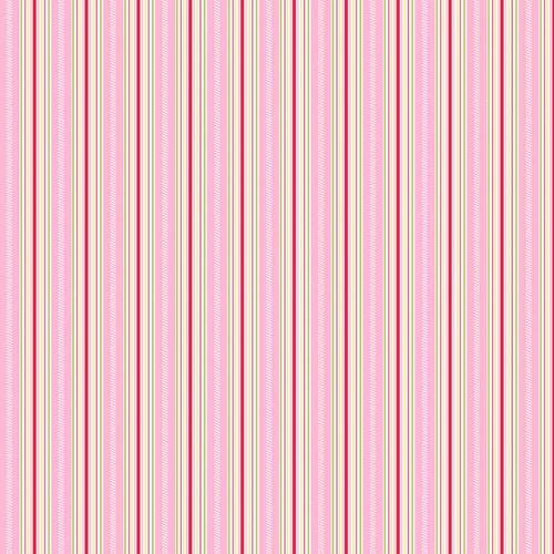 Posie Stripe TW10-Pink Patchwork Fabric