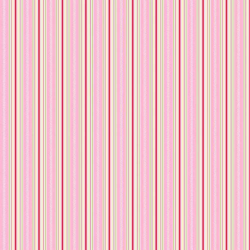Posie Stripe TW10-Pink Patchwork Fabric