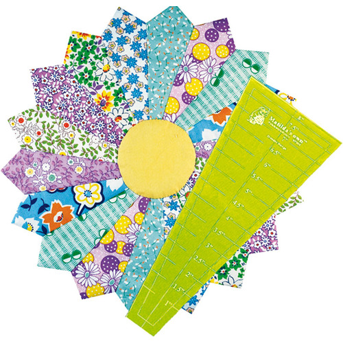 Dresden Plate Patchwork Template 2 Ruler Set (20 Piece & 16 Piece)