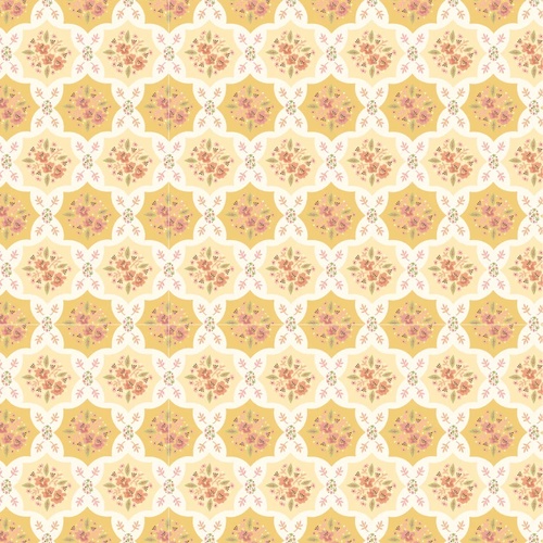 Wildwood Dwellings Quilty Patches Yellow WW25106 Quilting Fabric 