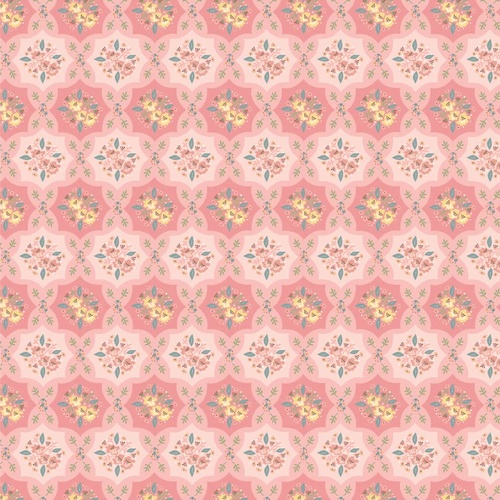 Wildwood Dwellings Quilty Patches Blush WW25108 Quilting Fabric 