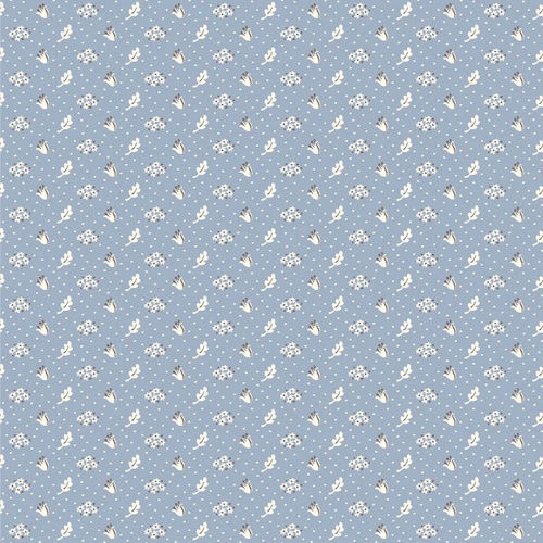 Wildwood Dwellings Vintage Apron Blue WW25110 Quilting Fabric 