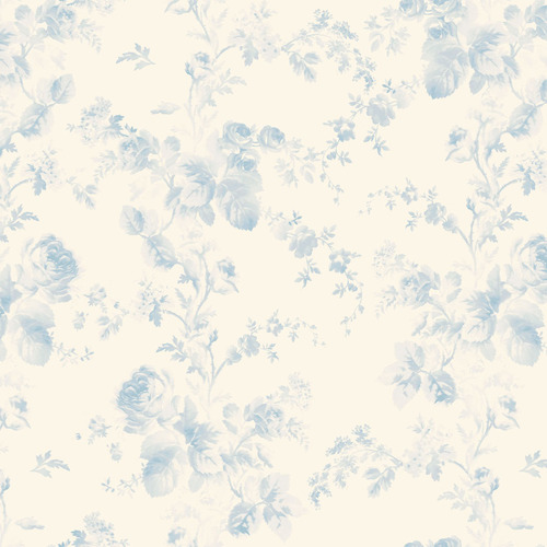 French Roses Faded Roses Y3979-97 Light Sky Quilting Fabric