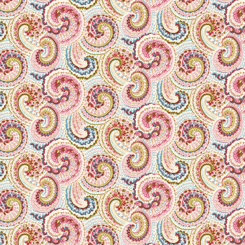 French Roses Paisley Y3980-55 Multi Color Quilting Fabric