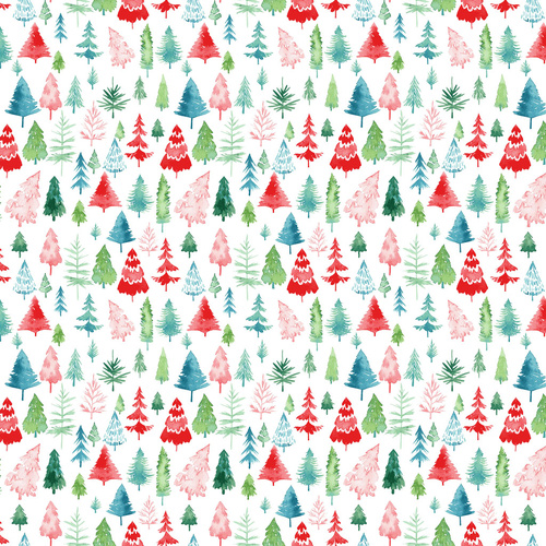 Santa Paws Tree Multi Y4432-55 Quilting Fabric