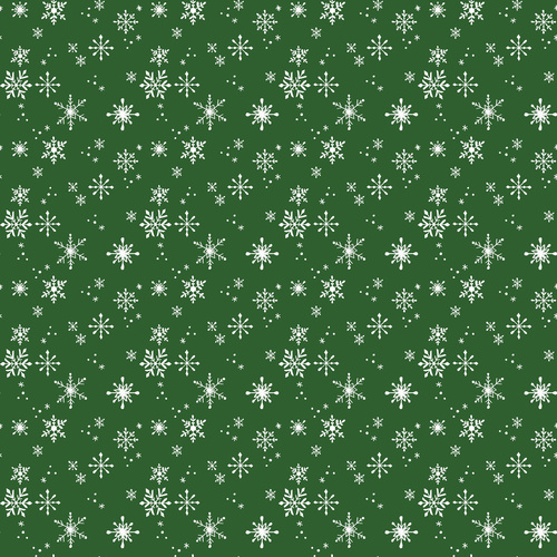 Santa Paws Snowflakes Forest Y4435-113 Quilting Fabric