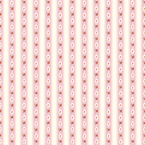 Charlotte Ribbon Stripe Pink Y4615-42 Quilting Fabric