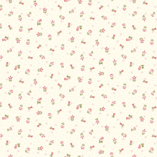 Charlotte Ditsy Floral Cream Y4616-57 Quilting Fabric
