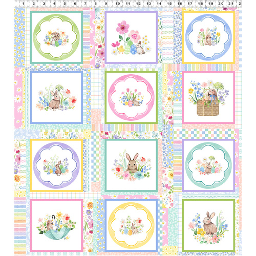 Spring Cheer Y4687-55 Digital Blocks 24" Digital Panel