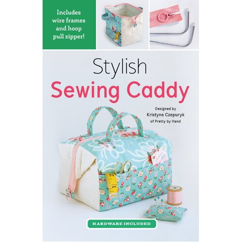 Stylish Sewing Caddy Pattern Kit includes wire frame &16" zipper.