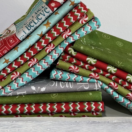 A Very Terri Christmas MYSTERY 5 Piece FAT Quarter Special Bundle