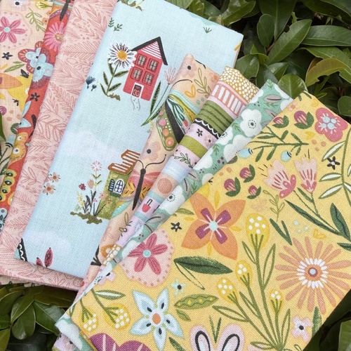Cottage Charm 4 Piece Assorted Fat Eighth Special Bundle