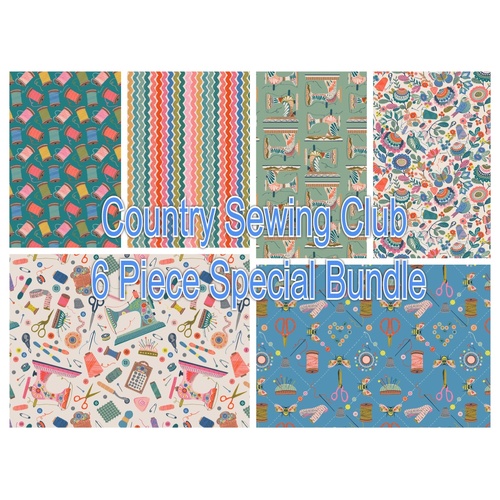 Country Sewing Club 6 Piece Special Bundle