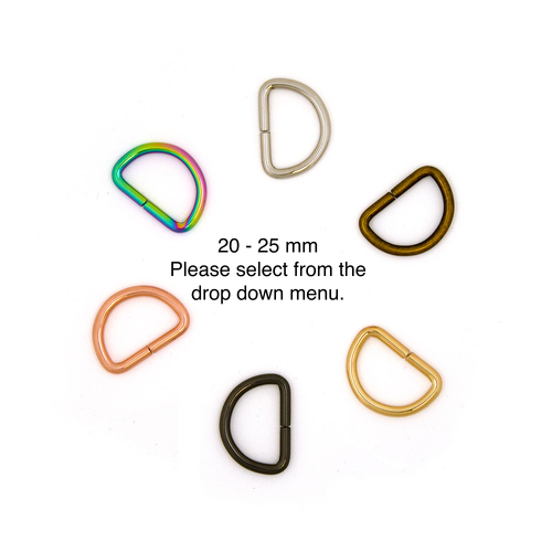 D-Rings 20 -25mm for bag 