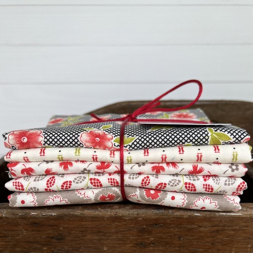 Half Meter 5 Piece Mixed Bundle - Fig & Shirtings 2