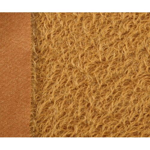 German Sparse Curled Mohair hm151-040 (per 1/8m) Dark Gold