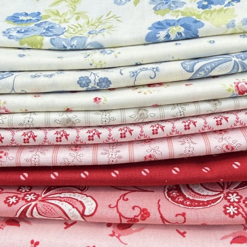 Hollyhocks & Roses 10 Piece Assorted Fat Eighth Special Bundle