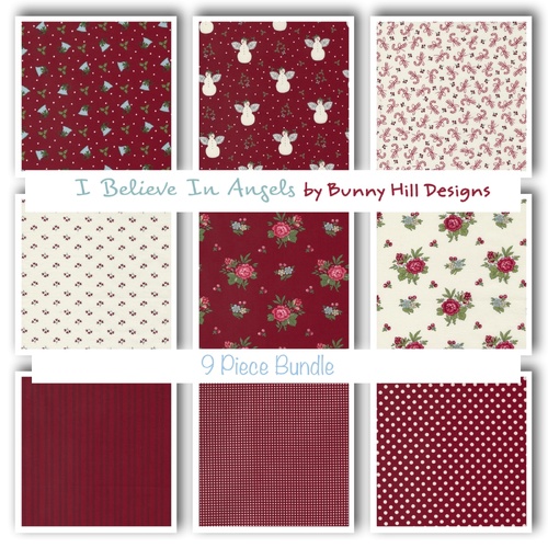 I Believe in Angels Cardinal 9 Piece 1/4m ONLY Bundle