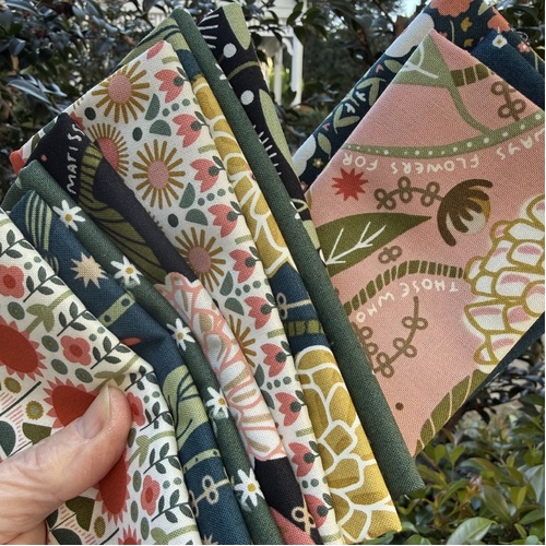 Imaginary Flowers 4 Piece Assorted Fat Eighth Special Bundle