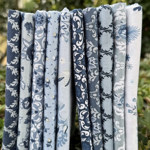 Lakeland Blues MYSTERY 5 Piece FAT Quarter Special Bundle