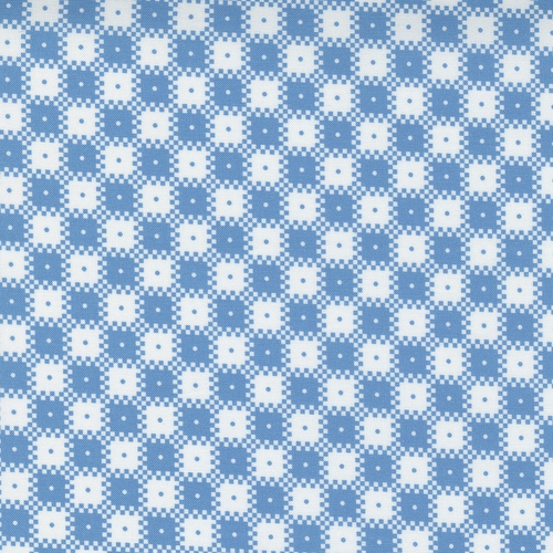 Story Time Blue Check m2179717 Patchwork Fabric
