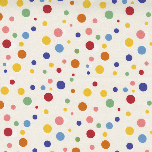 Story Time White Happy Dots m2179511 Patchwork Fabric 