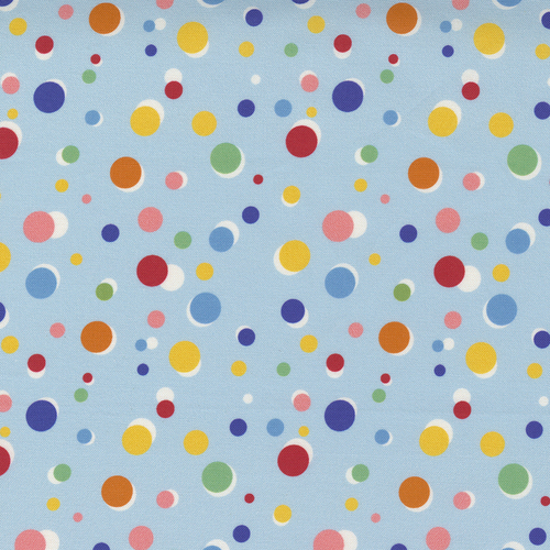 Story Time Lt Blue Happy Dots m2179516 Patchwork Fabric