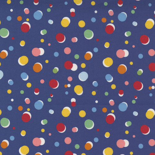 Story Time Navy Happy Dots m2179518 Patchwork Fabric 
