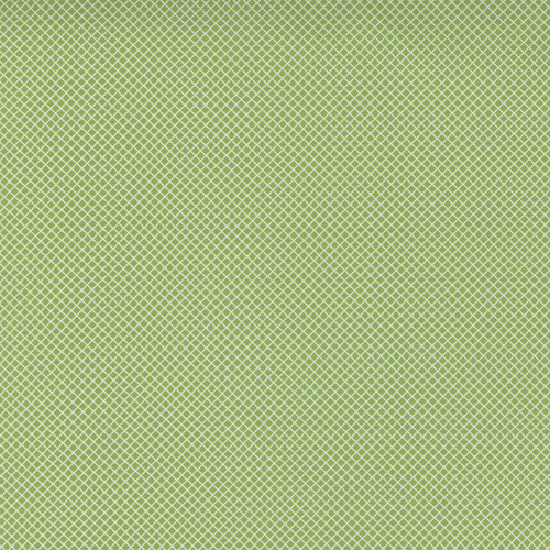 Story Time Green Grid m217961 Patchwork Fabric