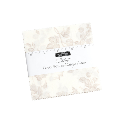 3 Sisters Vintage Linens Charm Pack m44360PP Moda Pre-cut