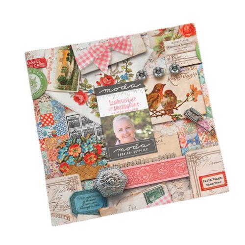 Leather & Lace & Amazing Grace m7400LC Layer Cake 10" x 10"